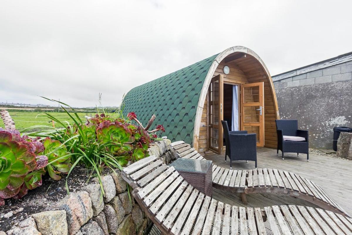 Cape Cornwall Pod With Vast Sea Views เซนต์จัสต์ ภายนอก รูปภาพ