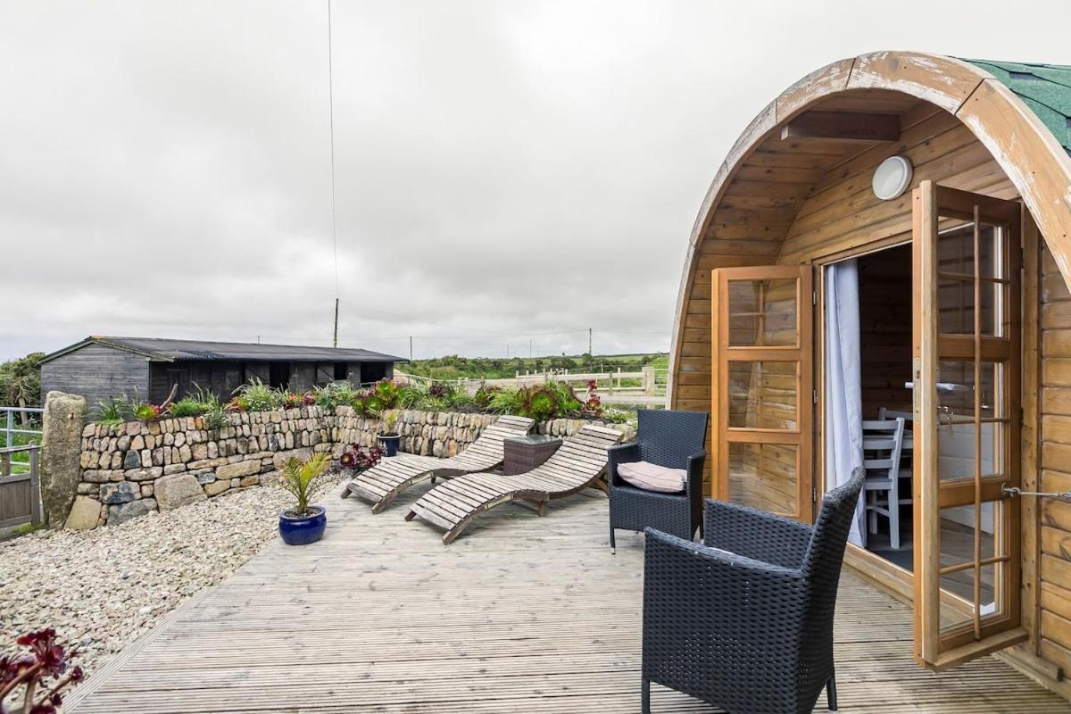Cape Cornwall Pod With Vast Sea Views เซนต์จัสต์ ภายนอก รูปภาพ