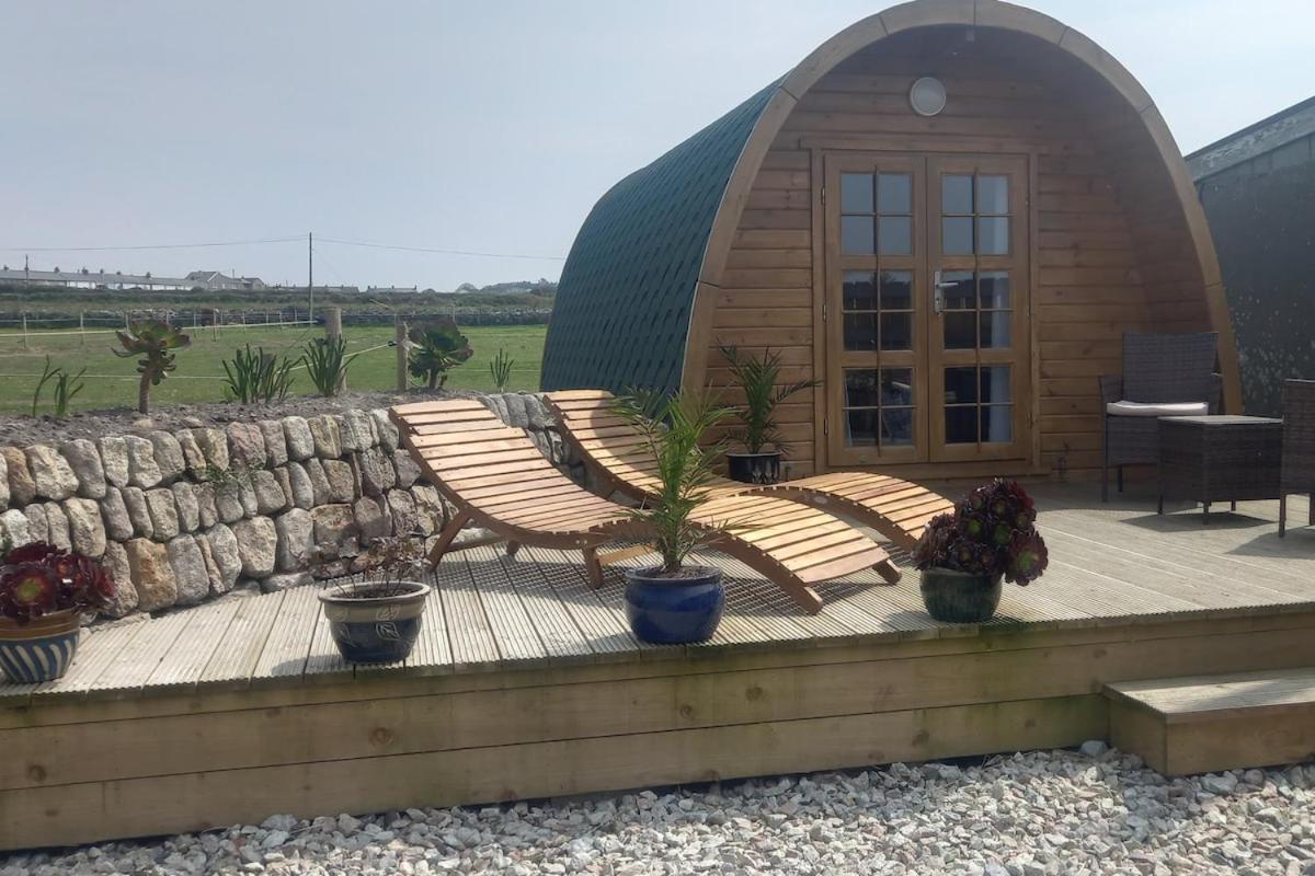 Cape Cornwall Pod With Vast Sea Views เซนต์จัสต์ ภายนอก รูปภาพ